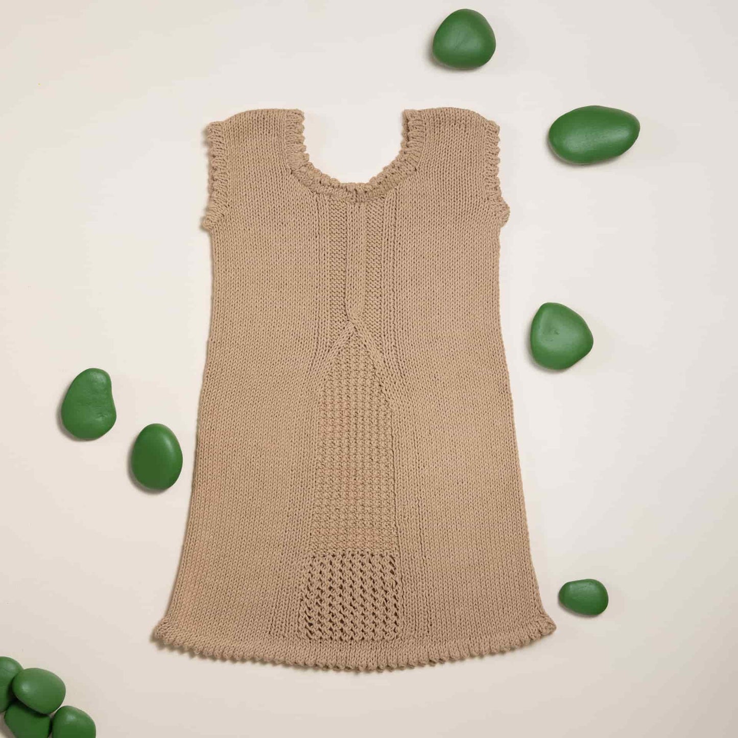 SOIGNÉ DRESS LIGHT BROWN